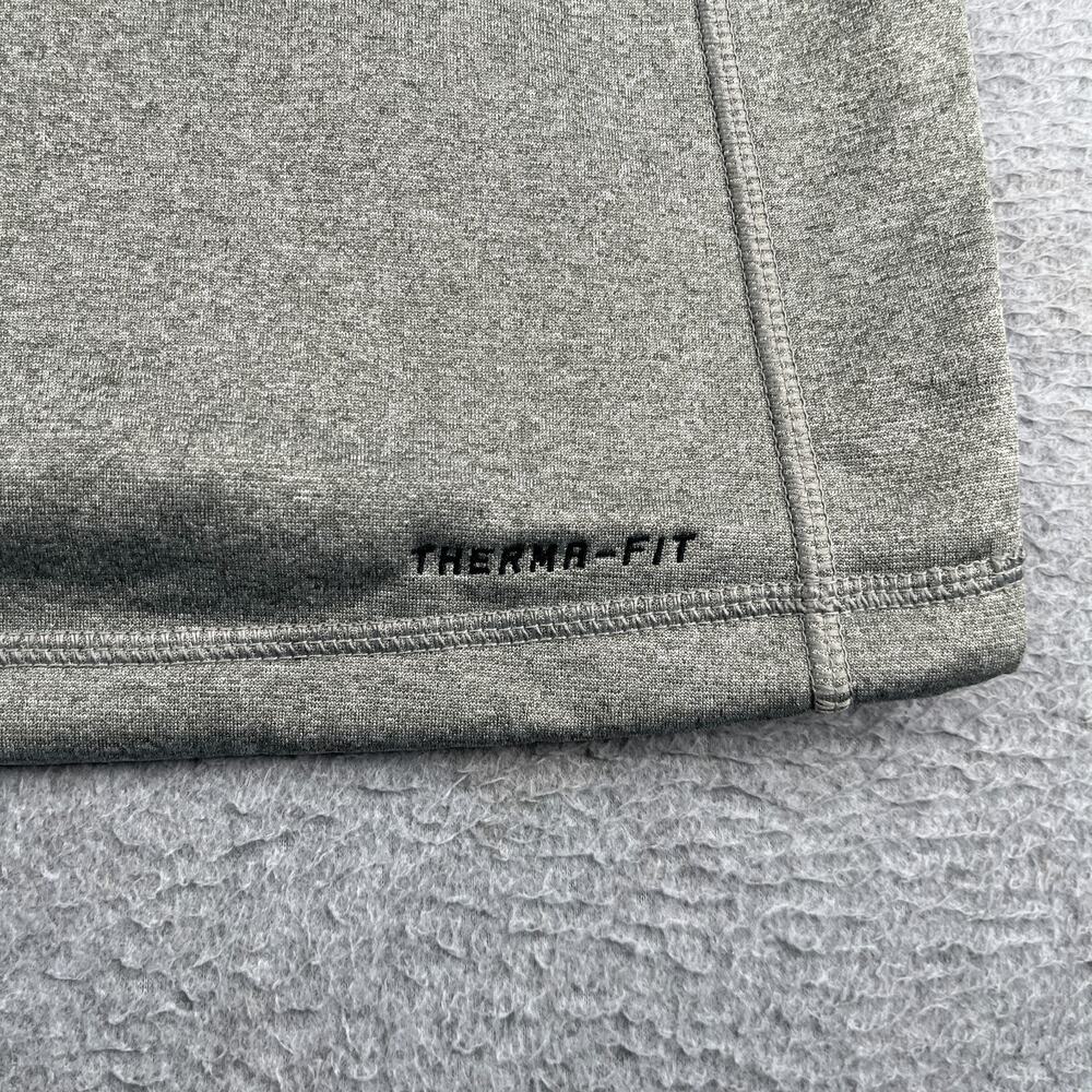 Nike Therma Fit Hoodie Sweatshirt Graphic Print Womans Large Thumb Holes Pocket - Picture 8 of 15